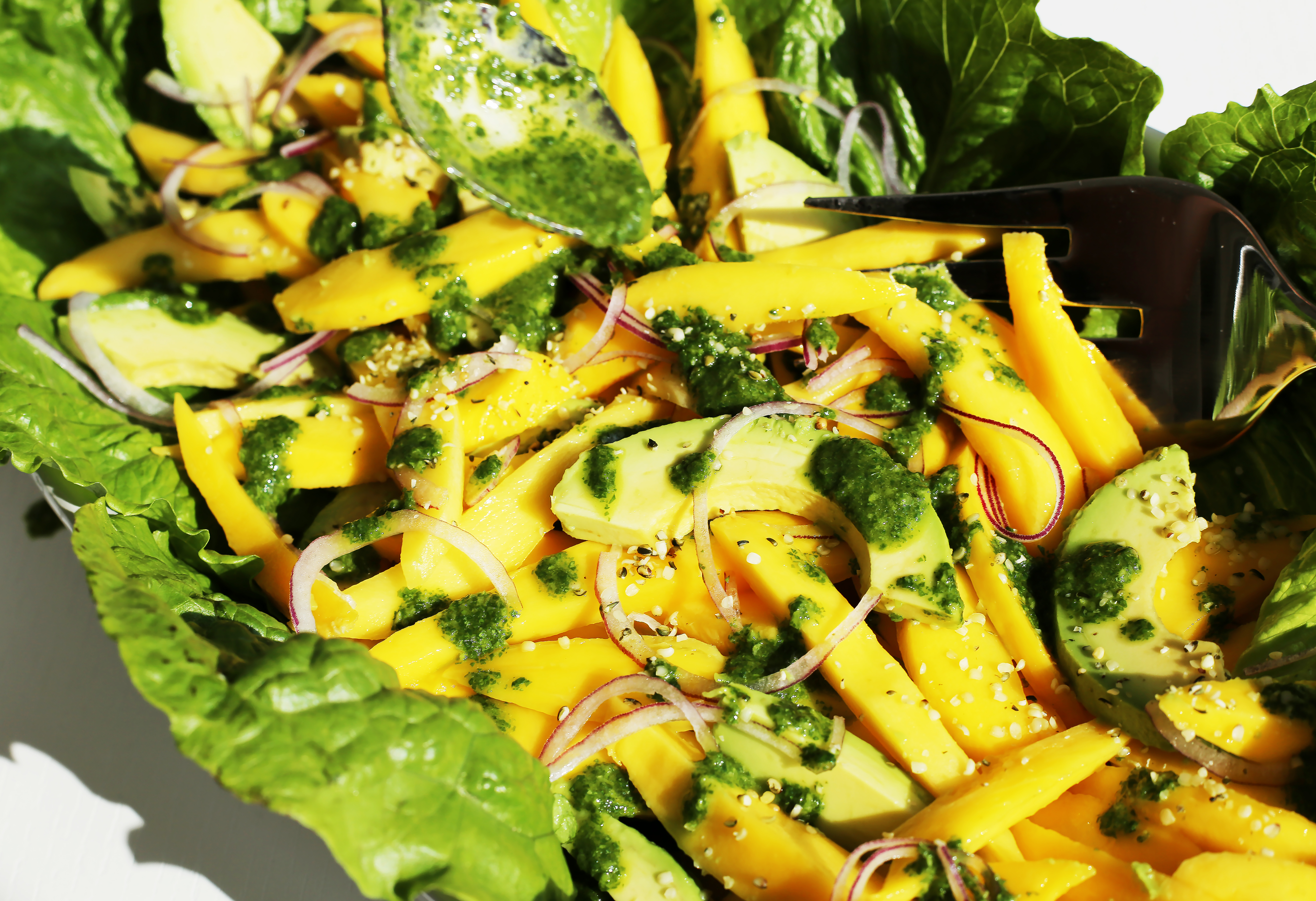 ataulfo-mango-avocado-salad-basil-vinaigrette